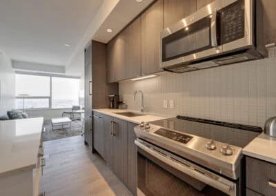 SKY Furnished Suites Downtown Edmonton HIgh Rise Short or Long Term Stay Furnished rentals