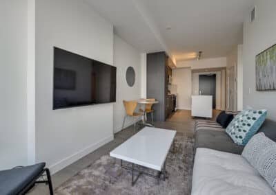 SKY Furnished Suites Downtown Edmonton HIgh Rise Short or Long Term Stay Furnished rentals